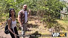 milena ray says yes to public pounding before bf even talks... oops