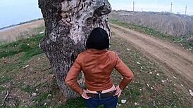 beautiful latina milf in tight jeans teases her kinky ass then explodes in mega orgasm tub smoke