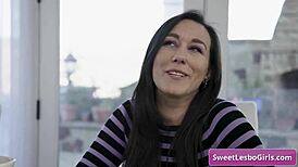 Sinn Sage Seduces Puck For Wet Lesbian Kissing And Big Tit Orgasms