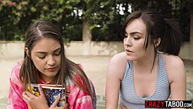 Bullied latina gizelle blanco pounds popular teen freya parker's pussy hard! 