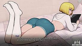 bunkered deep with femboy shemale ladyboy in intense hardcore game play