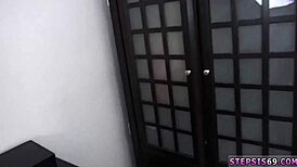 euro mature facefucks big tit suspended teen 18+ blonde stepsis to facial cum blast