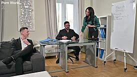 busty anissa kate FUCKS mature students with STEAMY dp classroom pounding gp3289