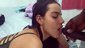 damn girl, that deepthroat on that huge cock then gulping his hot load down 😩💦