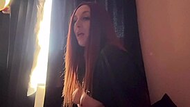 Italian milf's long hair big juicy tits bounce slow motion tease