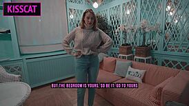 Step mom sneaks into step son's vacation bed for rough pounding 