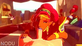 urbosa like sucking my cock then fucking hard ughh
