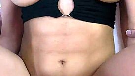 he can't resist my natural big tits bouncing as he fucks my tight pussy deep 😩💦🔥