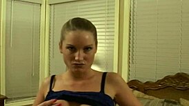 beautiful barely legal girl next door in lingerie shows natural young boobs and tits 😍👧🌟