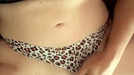 Milf with huge tits squirts massively during masturbation