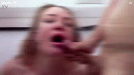 Julia Maze Fills Marina Gold Mouth With 26 Loads 5on1 BBC DAP Bukkake