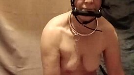 hey slave girl does her own ponygirl session with uro play