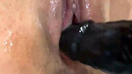 oh damn slutty princess, why so horny with that big black dildo today?? 😈🍆