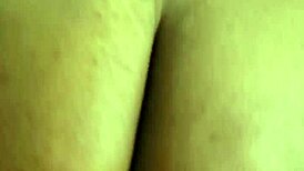 Sexy ebony babe rides monster black cock with her fine ass bouncing