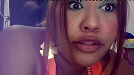 colombiana stays quiet cuz neighbor's spying on her big tits 🔥👀 