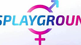 Tranny waitress bares small tits for monster cock bareback anal doggystyle after shift!