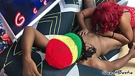 Boss gets passionate slow indoor blowjob from eager mouth!