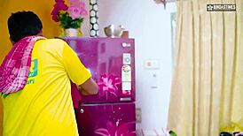 i'm so horny watching this curvy desi wife fuck the house owner raw