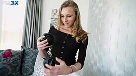 angel emily gets her ass wrecked by mike angelo's rough pounding one night