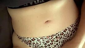 Milf with huge tits squirts massively during masturbation