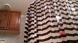 sassy babe rams huge dildo deep in her pussy