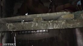 bbw asian milf wet ass takes big black cock doggystyle creampie