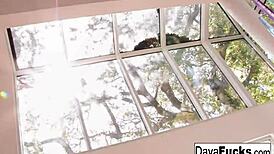 my pink lingerie tease feels so skinny hot