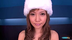 cute chick's big clit pussy gets licked till she squirts hard