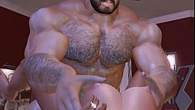 Handsome Hunk Heyward Pounds Cheerleader Pussy with Huge Monster Cock Cumshot