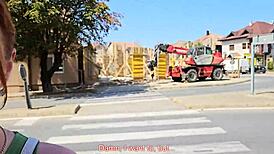 of course i give a hot blowjob right on this construction site moaning loud