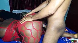 Girlfriend blows my big cock while friend away bent over doggystyle part 2