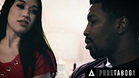 Desperate Widow Alex Coal Begs Stepbro For Baby Seed