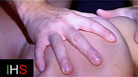 redhead with blue eyes gets pussy and ass hammered till squirting orgasms