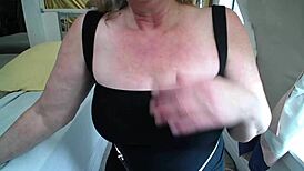damn, that bbc dildo humiliates her big tits in roleplay