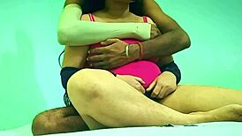 Desi Indian college girl surrenders tight pussy to house owner in dorm fuck