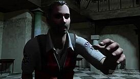 resident evil giantess swells with huge ass and belly