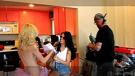 Chloe foster and adriana chechik share playful webyoung moments