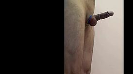 exotic dancer in cage hits amazing orgasm with dirty toy play