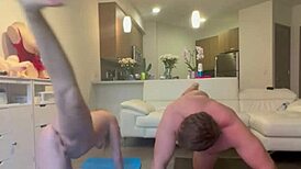 Intense Naked Workout Leads To Thick Cock Suck In Shower Tears!