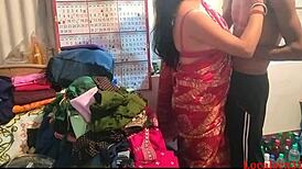 wife saree lifted for indian husband home fuck ranch style cumshot??