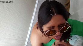 Swallowing Huge Cumshot From Fat BBW Amateur Leads To Her Massive Squirting Explosion