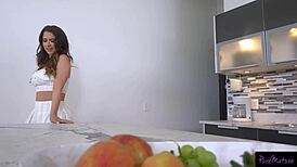 Milf cum slut spreads wet pussy begging for thick creampie load inside