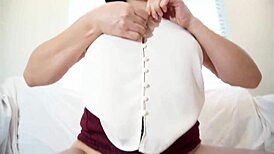 Latina-Asian big breasts babe swallows monster cock deepthroat begs creampie part two