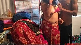 wife saree lifted for indian husband home fuck ranch style cumshot??