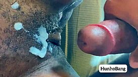 Juicy ebony neighbor offers wet pussy eagerly