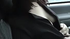 i love sucking this fat cock outdoors in my car