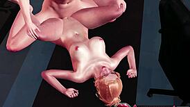 sexy miranda's pantyhose thighjob turns into bikini reverse lift fuck with pov moans and cumshot