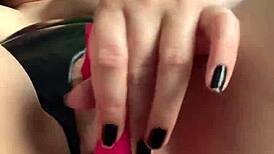 Hot Latina Milf's Tight Pink Pussy And Red Pubes Vibrate To Wet Orgasm Uncensored