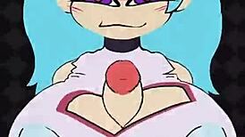 Sky Titty Fucks Monster Cock to Massive Cumshot