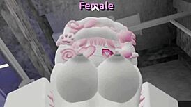 rough roblox pov blowjob has me begging for more sex